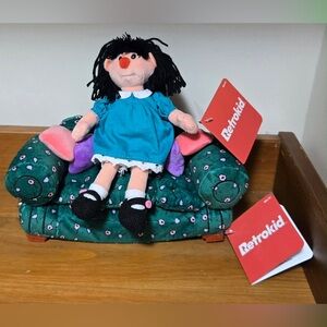 Retro Kid Big Comfy Couch Molly and Couch Keychains